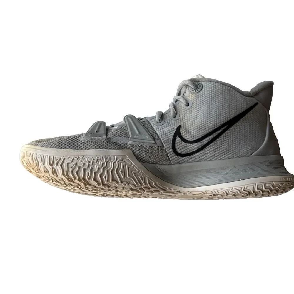 Nike Kyrie 7 TB Wolf Grey White Basketball Shoes DM5042-003 Men Size 7.5 EU 40.5